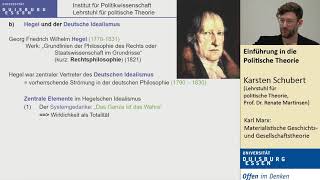 Karl Marx Materialistische Geschichts und Gesellschaftstheorie Teil 1 [upl. by Rednasela]