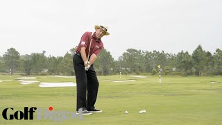 David Leadbetter Teaches The A Swing Backswing  Golf Lessons Golf Digest [upl. by Notecnirp]