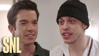 SNL Host John Mulaney Finds a New and Improved Pete Davidson [upl. by Charyl995]