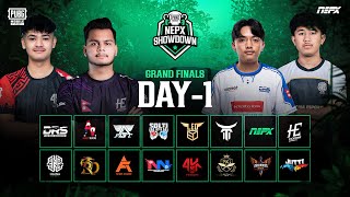 PUBG Mobile NEPX Showdown  Grand Finals Day 1 [upl. by Linn]