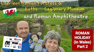 305 Caerleon Castle Roman Fortress and Baths Legionary Museum and Roman Amphitheatre Wales [upl. by Bernita]