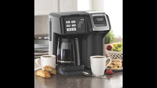 How To Use The Hamilton Beach Flexbrew 2Way Coffee Maker [upl. by Eniale]