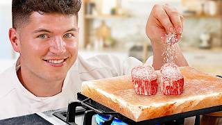 Cooking Wagyu on a 500 Degree Salt Rock [upl. by Rednas]