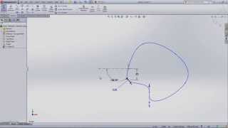 SolidWorks Spline Basics [upl. by Nostaw991]