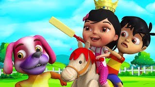 Chal Mere Ghode Tik Tik  Hindi Rhymes for Children  चल मेरे घोड़े टिक टिक  Kids Channel India [upl. by Hayikat]