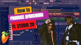 How To Make Afro Swing Type Beats in 2022  Afro Swing Tutorial from scratch FL Studio 20 Tutorial [upl. by Ines256]