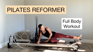 Pilates Reformer Workout  Full Body  Intermediate Level [upl. by Otir]