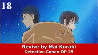 Top Detective Conan Openings [upl. by Ttenaj227]