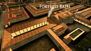 Animation of ancient Roman Fort in Caerleon Wales [upl. by Zsamot592]