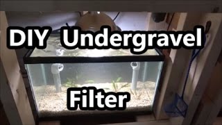 DIY Under Gravel Filter [upl. by Nitsirt]