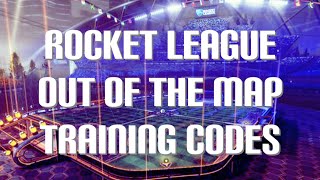 Rocket League  ALL Out of the Map Training Codes amp Glitched Maps 2024 [upl. by Attevroc]