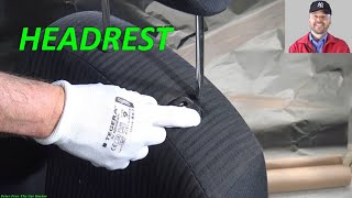 How to adjust car seat Headrest [upl. by Kristien]