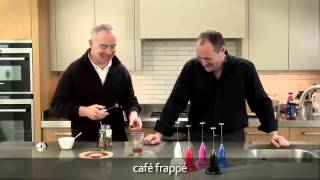 How to make a frappé coffee using an aerolatte milk frother [upl. by Genaro]