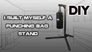 How To Make a DIY Punching Bag Stand [upl. by Yrrak]