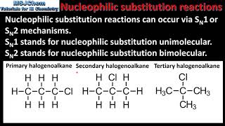 R342 Nucleophilic substitution reactions [upl. by Seagrave]