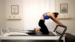 Pilates Reformer Beginner Class [upl. by Lustick]