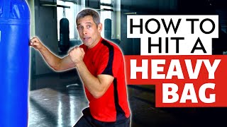 How to Hit a Heavy Bag for Beginners  Part 1 [upl. by Annaicul80]