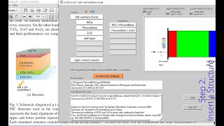 SCAPS 1D tutorial A First Look  From Software Open to Result Beginners Guide [upl. by Eelanaj]