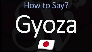 How to Pronounce Gyoza CORRECTLY [upl. by Fransis]