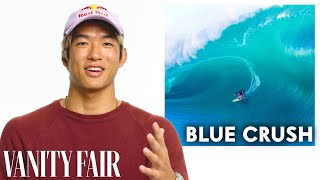 Pro Surfer Reviews Surf Movies from Blue Crush to Point Break  Vanity Fair [upl. by Molini505]