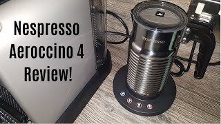 Nespresso Aeroccino 4 Milk Frother Review  Worth upgrading from the Aeroccino 3 [upl. by Avalsorim]