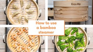 How To Use A Bamboo Steamer – BlauKe® [upl. by Eninnej]