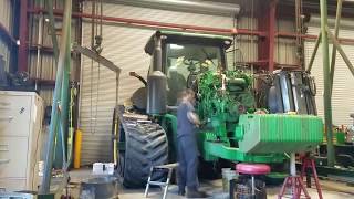 Engine Overhaul TimeLapse  John Deere 8360RT [upl. by Mireielle]