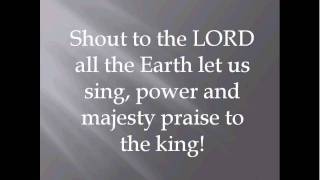 Shout to the Lord Instrumental with Lyrics [upl. by Divadnahtanoj]