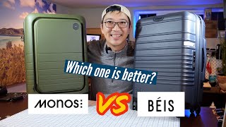 Which is better Monos Vs Beis CarryOn Luggage [upl. by Ileyan151]