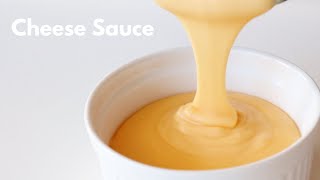 EASY HOMEMADE CHEESE SAUCE RECIPE  NACHO CHEESE SAUCE RECIPE [upl. by Hiroshi802]