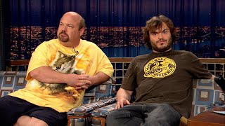 Jack Black amp Kyle Gass On Tenacious Ds Origin Story  quotLate Night With Conan OBrienquot [upl. by Pippy]