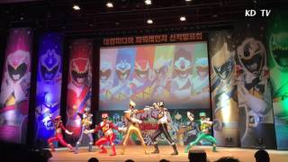 파워레인저 다이노포스 브레이브 신작발표회 PowerRangers Dino Force Brave  아재의 KDtv [upl. by Yort]