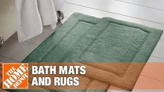 Best Bath Mats and Rugs for Your Bathroom  The Home Depot [upl. by Gorga]