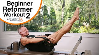 Beginner Pilates Reformer Workout 2  15 Minutes [upl. by Ahsena907]