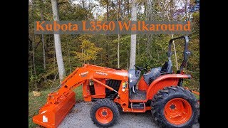 Kubota L3560 Walkaround [upl. by Ainafetse749]