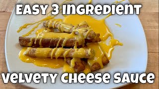 Three Ingredient Cheese Sauce  So Easy So Keto So Customizable [upl. by Leelaj]