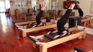 Pilates Reformer Demo  part 1 [upl. by Kerk]