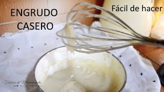 Cómo hacer engrudo casero Mi receta [upl. by Danas]