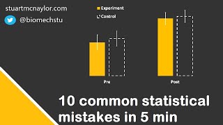 Ten Statistical Mistakes in 5 Min [upl. by Chapen108]