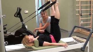 Core Exercises on the Pilates Reformer [upl. by Etyam]