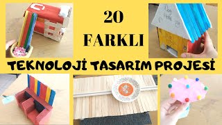 20 farklı TEKNOLOJİ TASARIM PROJESİ PROJE FİKİRLERİ teknoloji tasarım icatlar inovasyon örnekleri [upl. by Elnar]