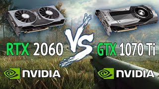 RTX 2060 vs GTX 1070 Ti New MidRange King [upl. by Yelsa]