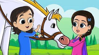 Horse Song  Lakdi Ki Kathi Kathi Pe Ghoda  Fun For Kids TV  Hindi Rhymes [upl. by Anallise]