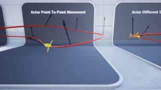 Spline Movement Unreal Engine Showcase [upl. by Witha]