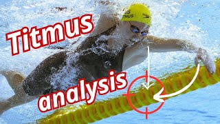 Titmus  Efficient Speed in Freestyle analysis [upl. by Buller]