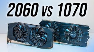 Nvidia RTX 2060 vs GTX 1070  Benchmarks amp Comparison [upl. by Loggia565]