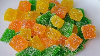 Jelly candy recipe  home made gummy candy recipe  jujubes recipe LunchBoxRecipes [upl. by Cuthbertson]