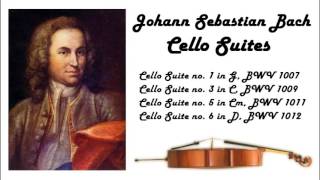 Johann Sebastian Bach  Cello suites in 432 Hz great for reading or studying [upl. by Asssilem]