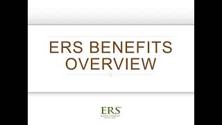 ERS 2023 Benefits Overview [upl. by Balf696]