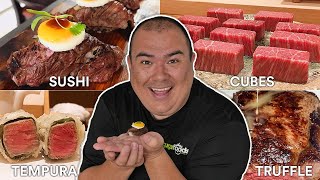 We tried every WAGYU from Instagram  Guga Foods [upl. by Kenay]